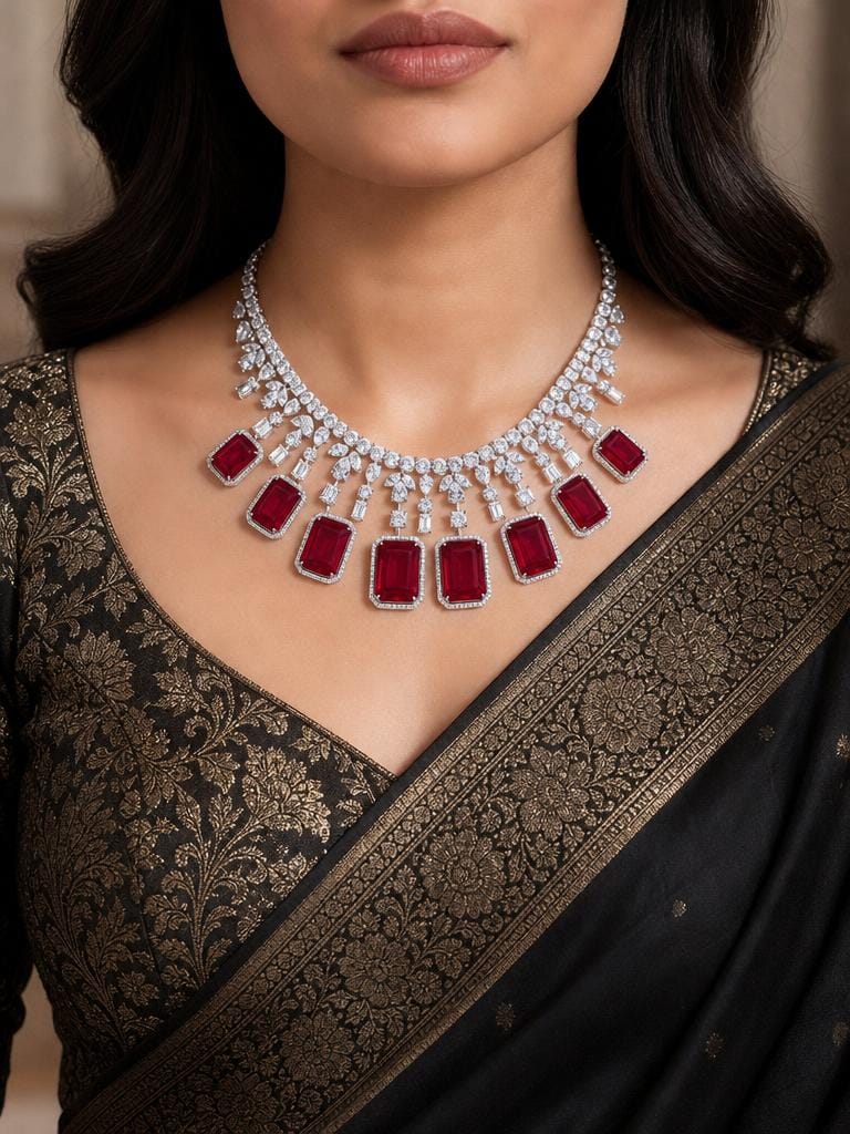 Saana Crystal Necklace SET