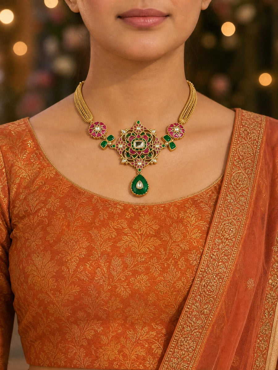 Zaira Long necklace set