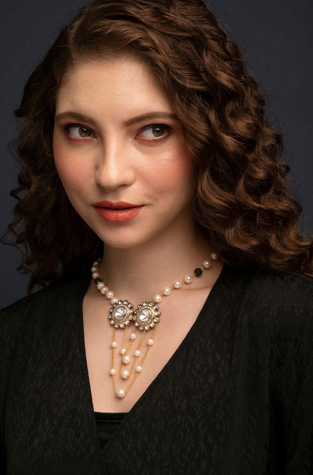 White Pearl Necklacce - Joules by Radhika 