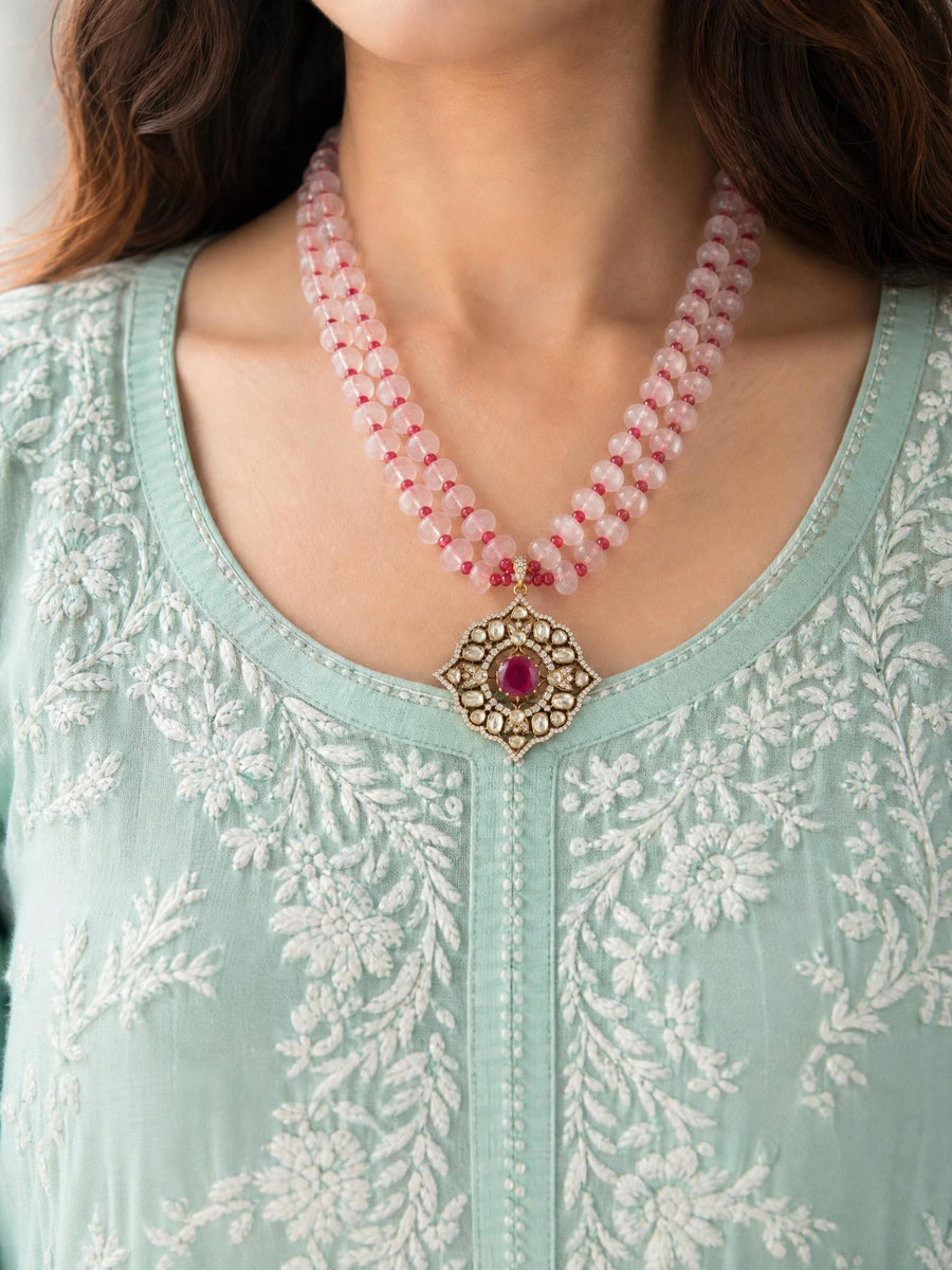Blushing Bloom Necklace Set