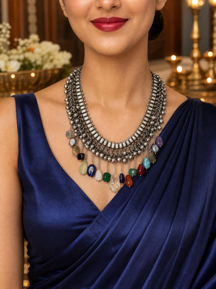 Tiered Multi-Drop Necklace