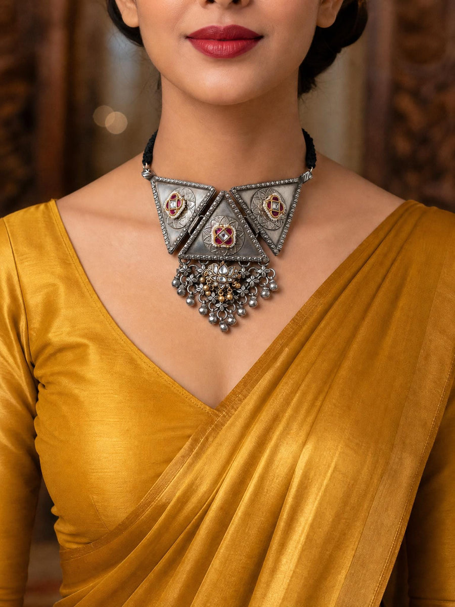Cavirae Oxidised Necklace
