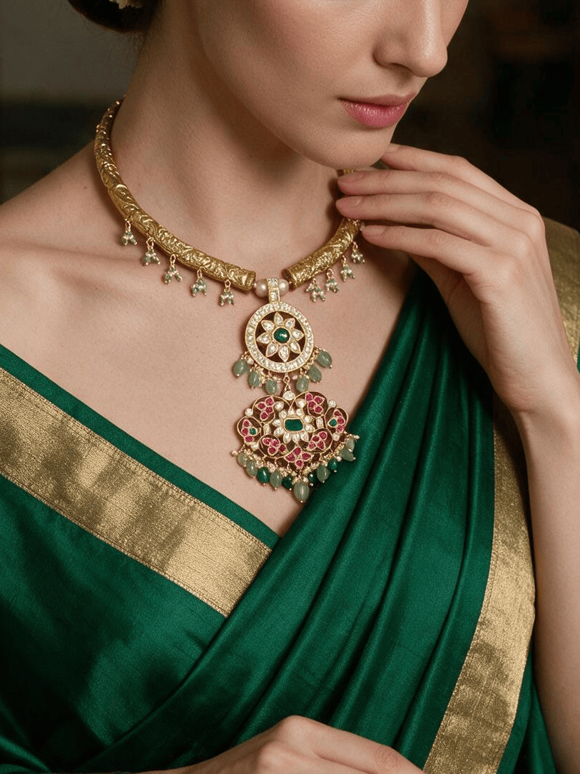 Regal Saaz Heritage Pendant Set