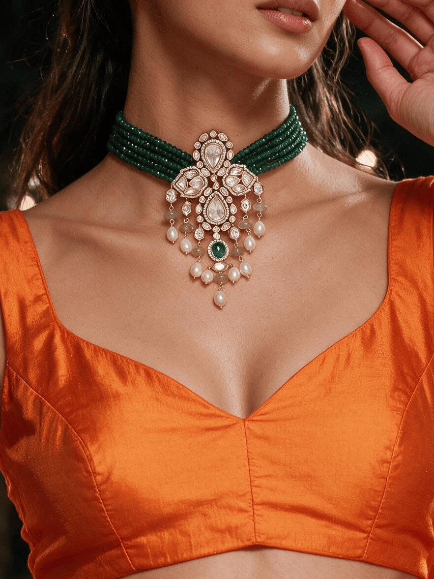 Lush Green Pendant Necklace