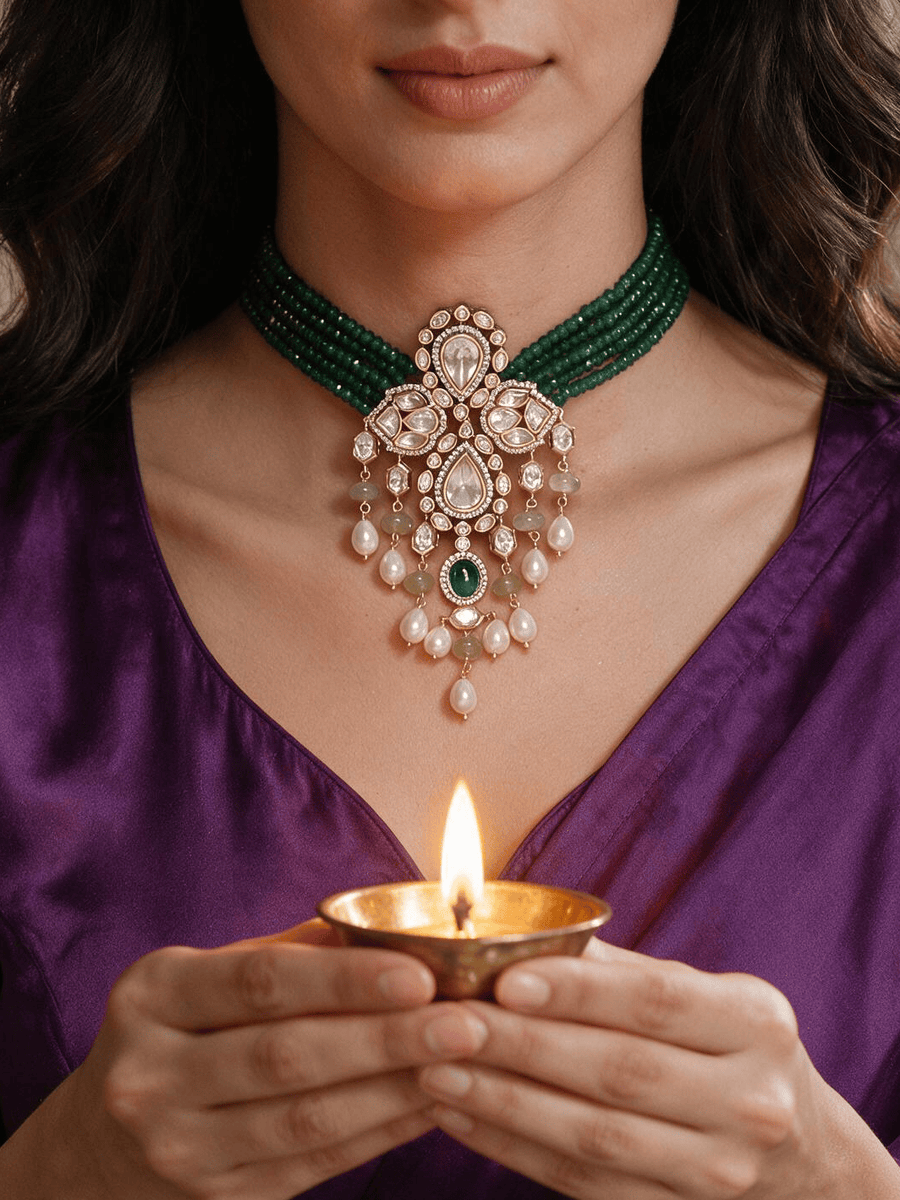 Lush Green Pendant Necklace