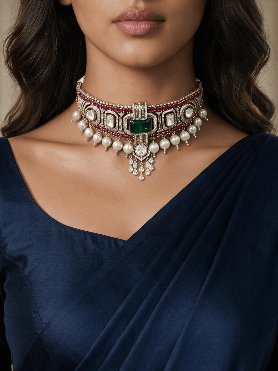 Nevya Bridal necklace set