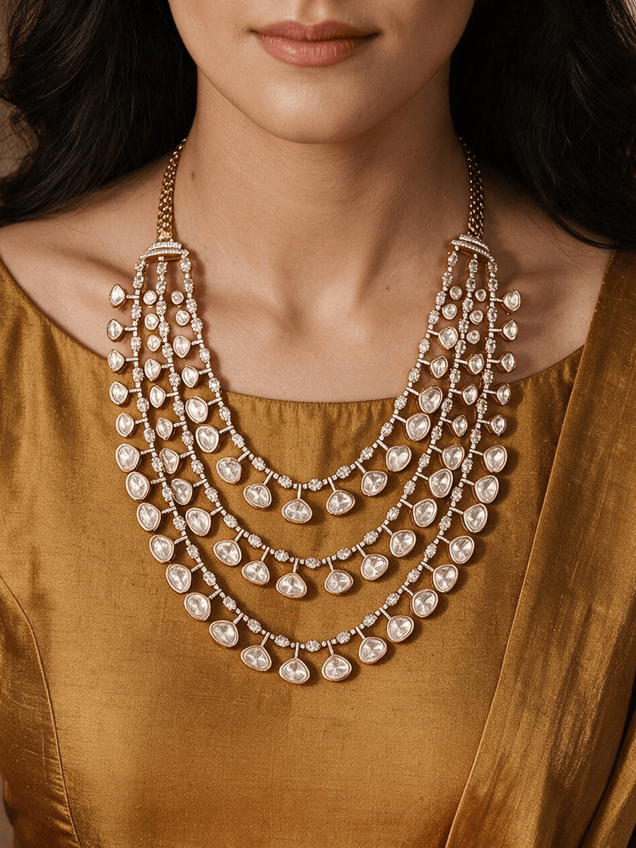 Classic Golden Necklace Set