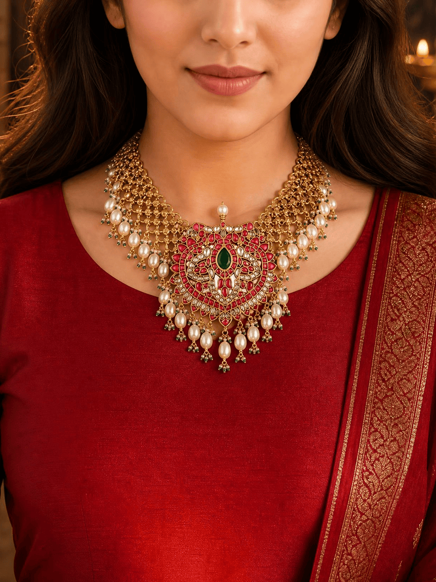 Majestic Heartfall Necklace Set