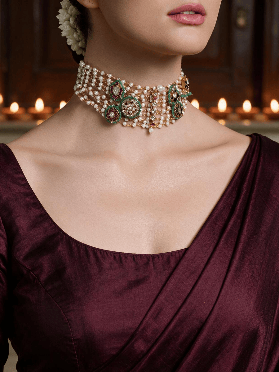 Regal pearl jwellery Set