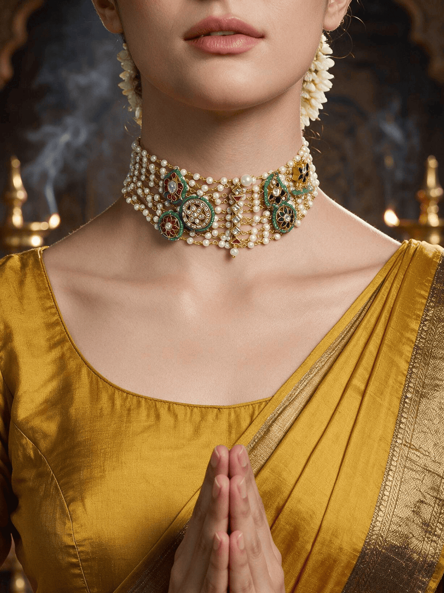 Regal pearl jwellery Set