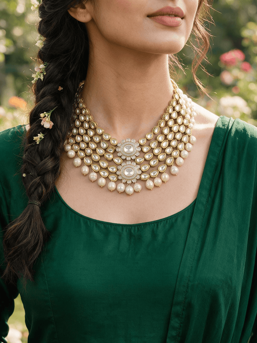 Sitara Pearl Cascade Set