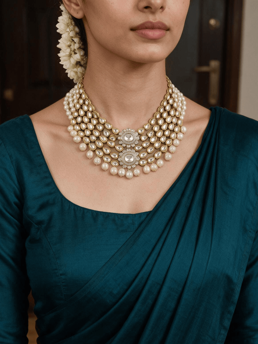 Sitara Pearl Cascade Set
