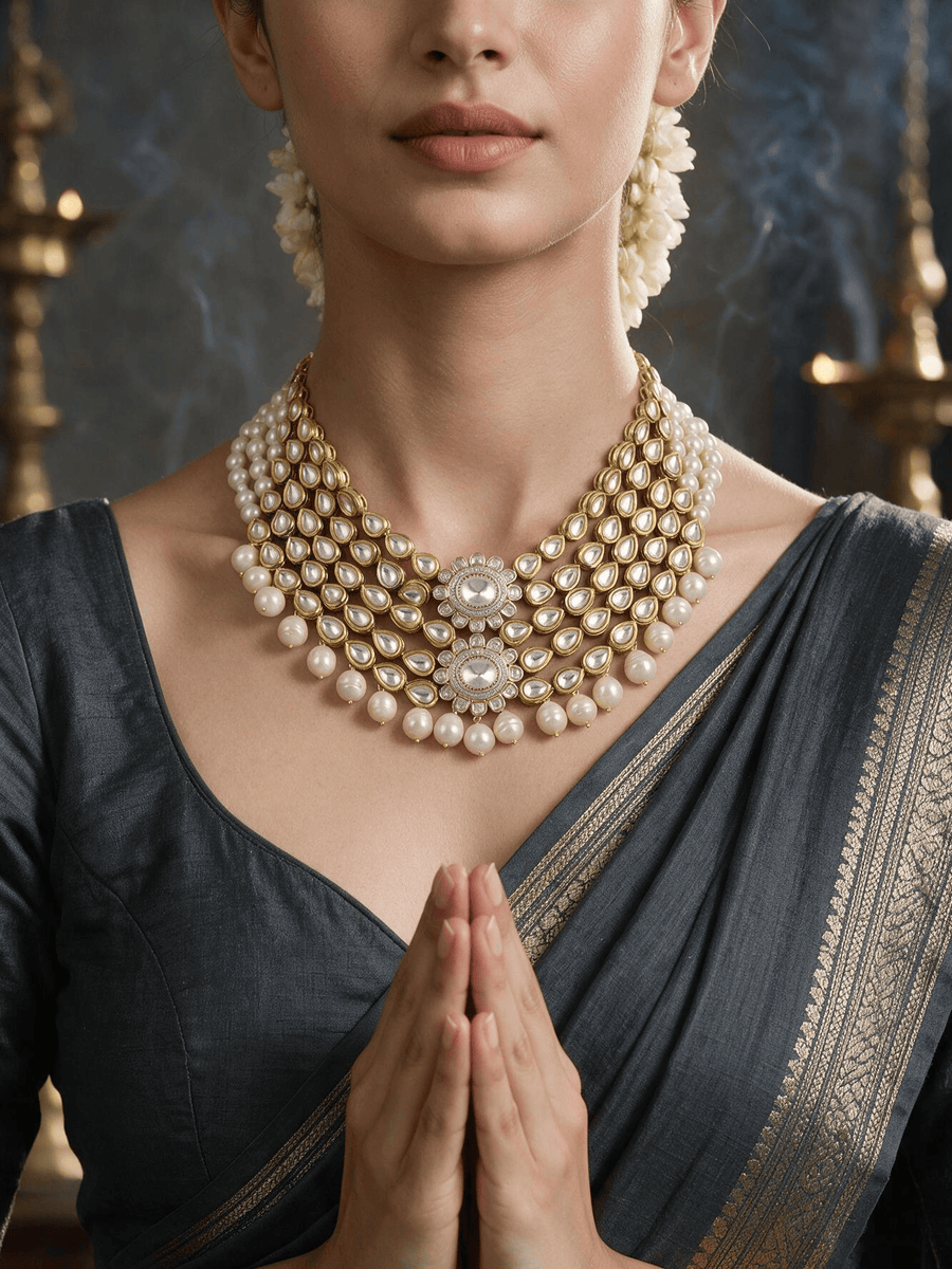 Sitara Pearl Cascade Set