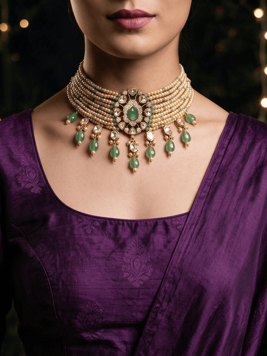 Zavya Choker Necklace Set