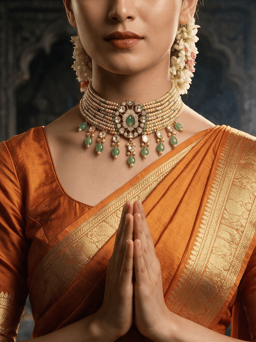Zavya Choker Necklace Set