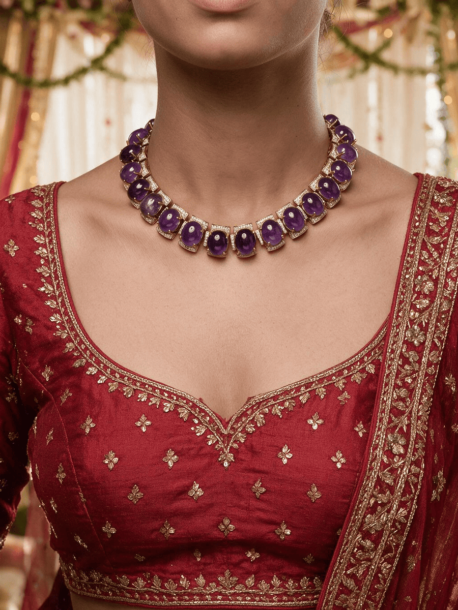 Yashvika Short Necklace Set