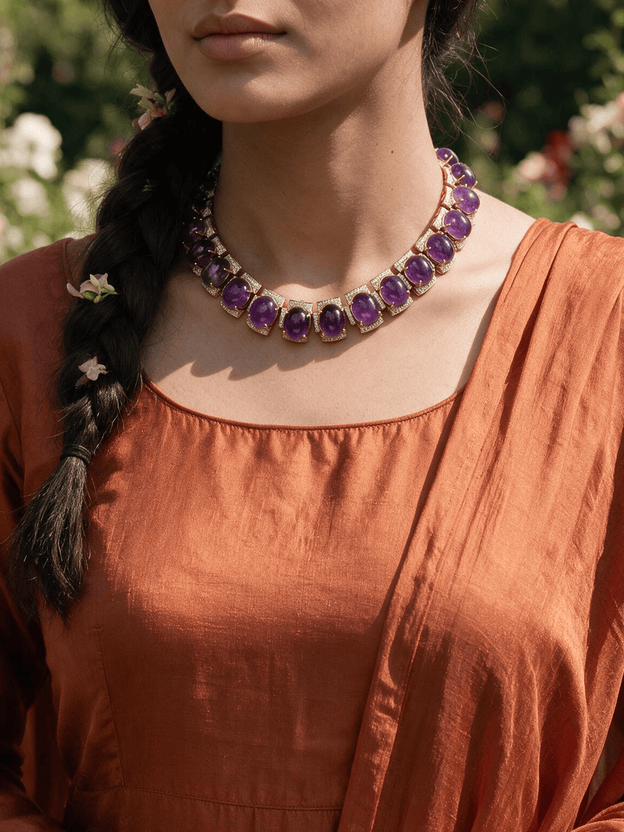 Yashvika Short Necklace Set