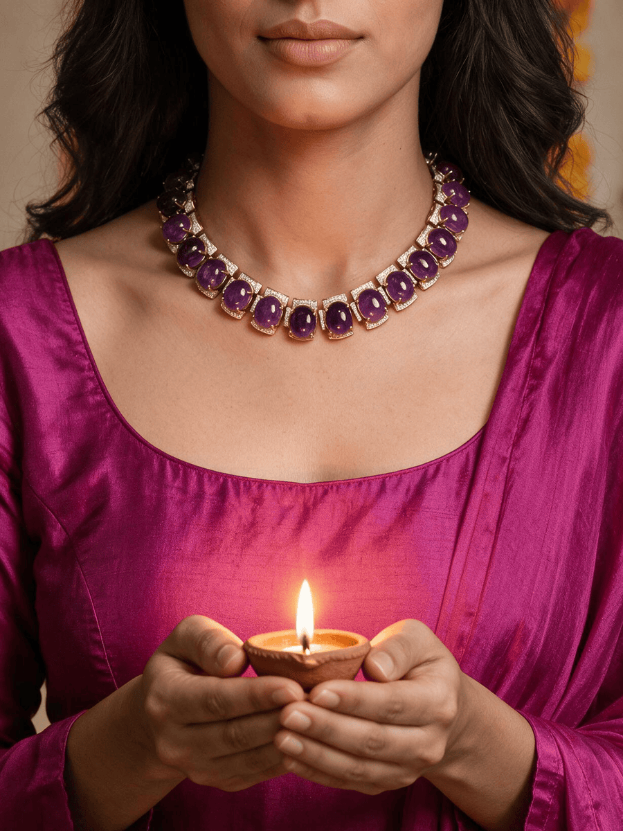Yashvika Short Necklace Set