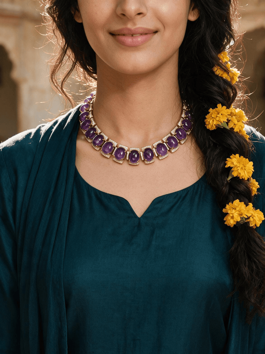 Yashvika Short Necklace Set