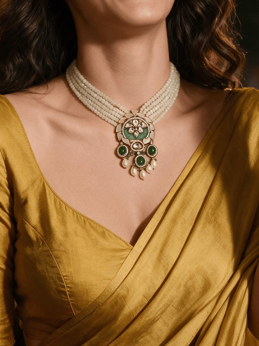 Glorious Necklace With Earrings