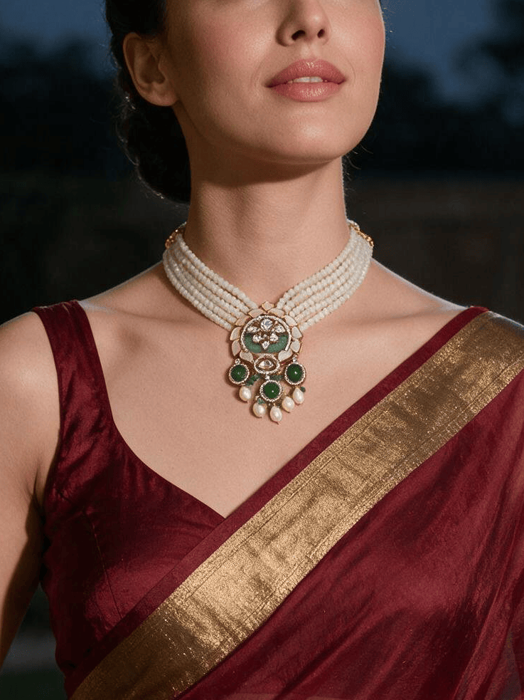 Glorious Necklace With Earrings