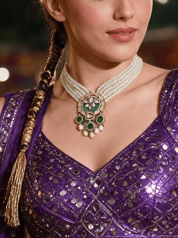 Glorious Necklace With Earrings