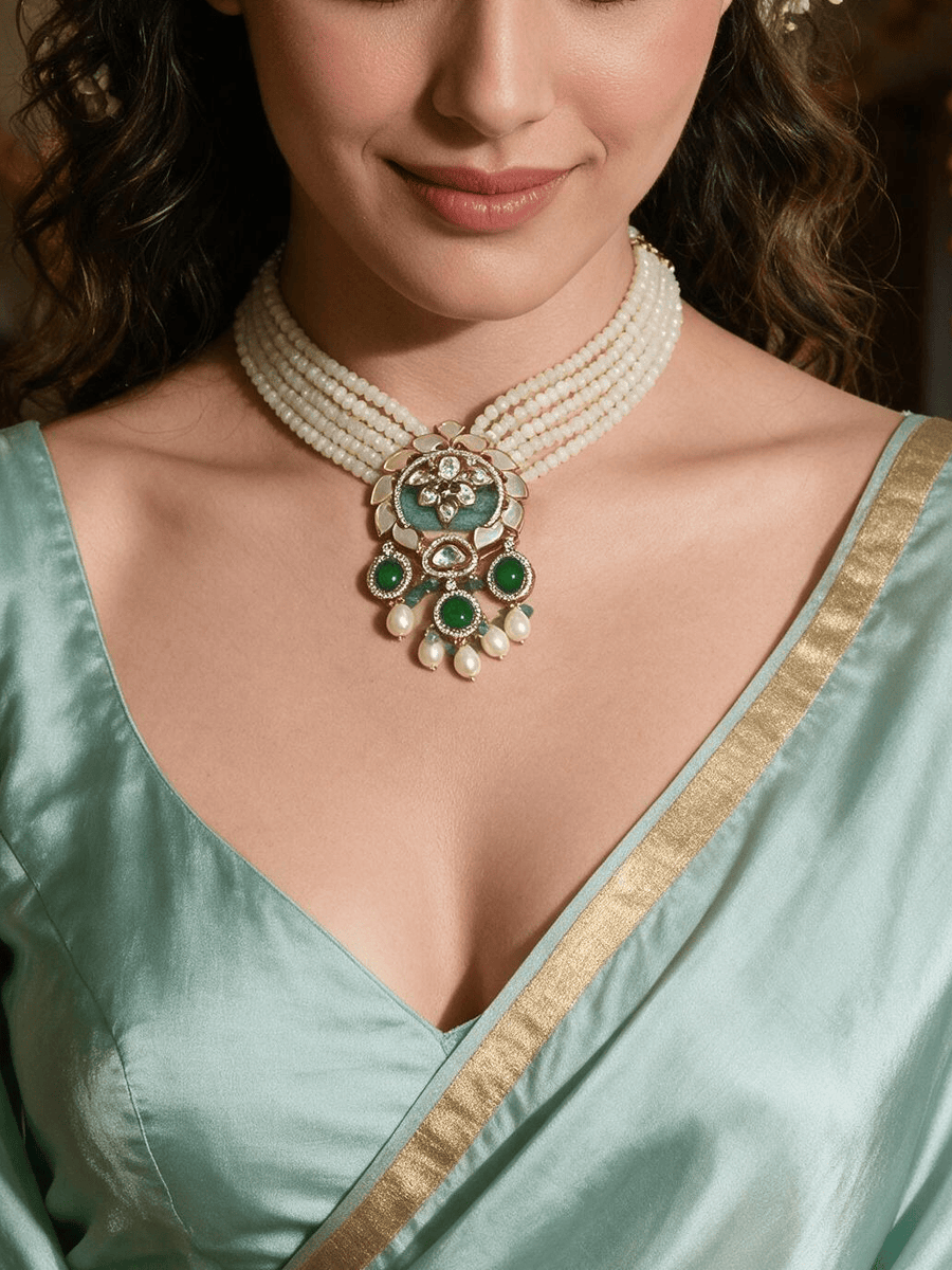 Glorious Necklace With Earrings