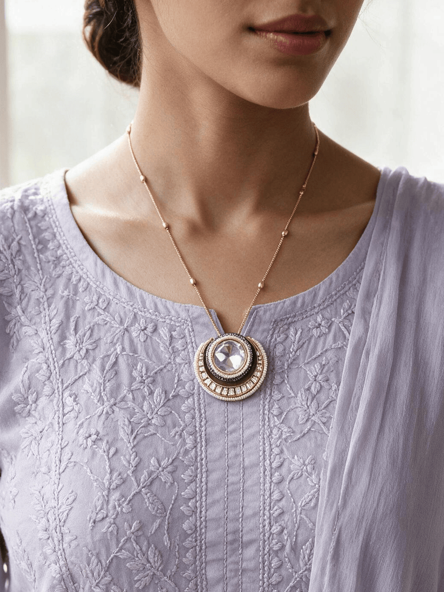 Polki Pendant Necklace