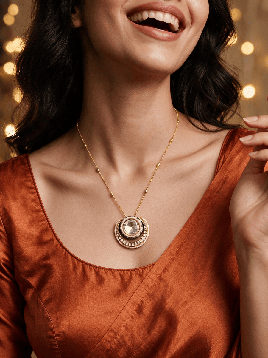 Polki Pendant Necklace