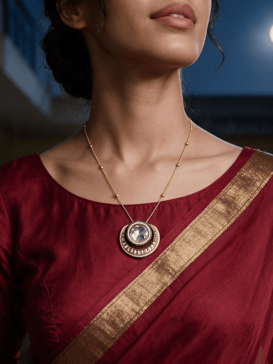 Polki Pendant Necklace