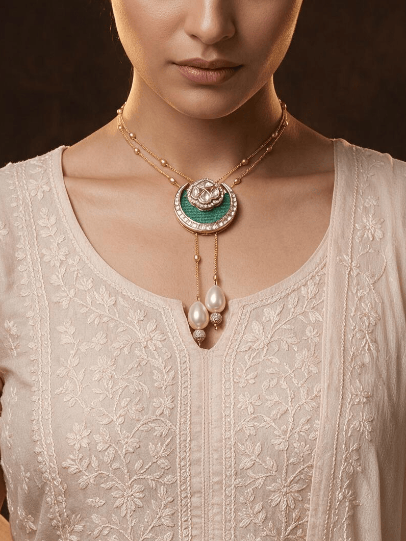 Whimsical Pearl Necklace