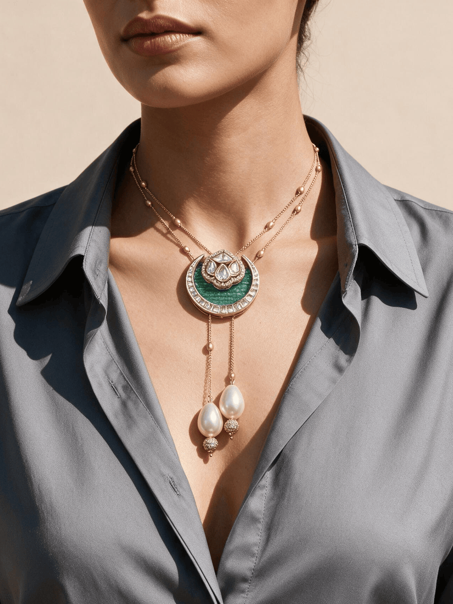 Whimsical Pearl Necklace