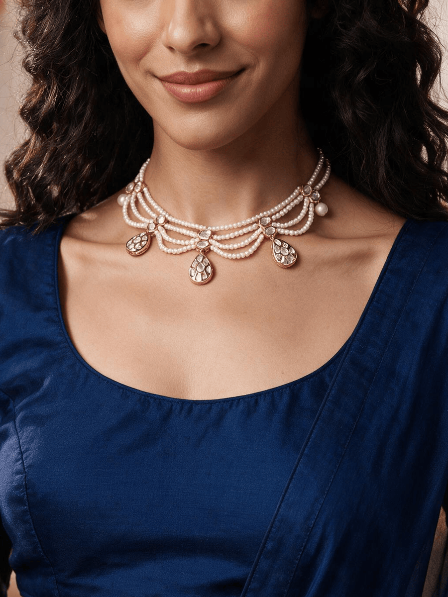 Waves Of Pearl Necklace