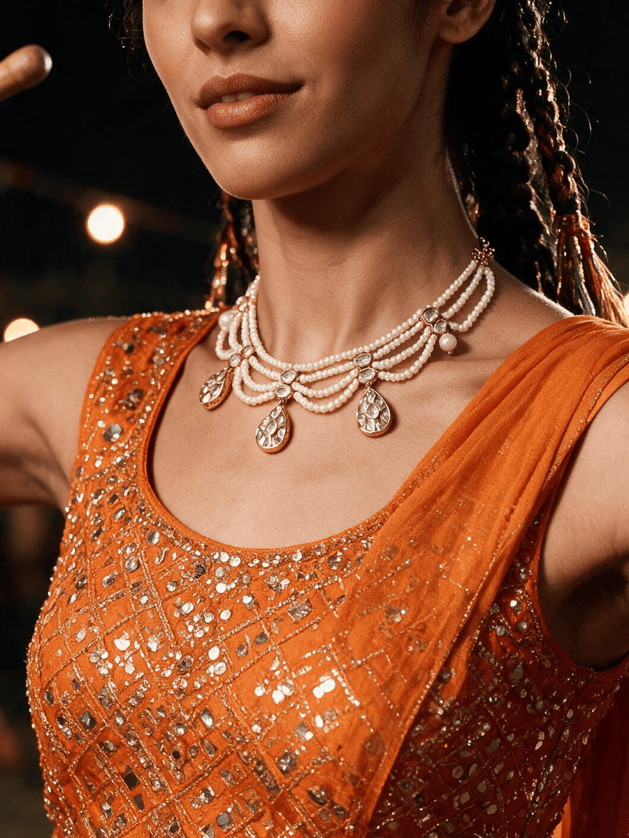 Waves Of Pearl Necklace