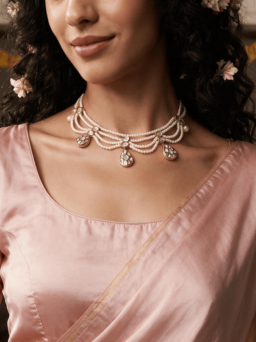 Waves Of Pearl Necklace