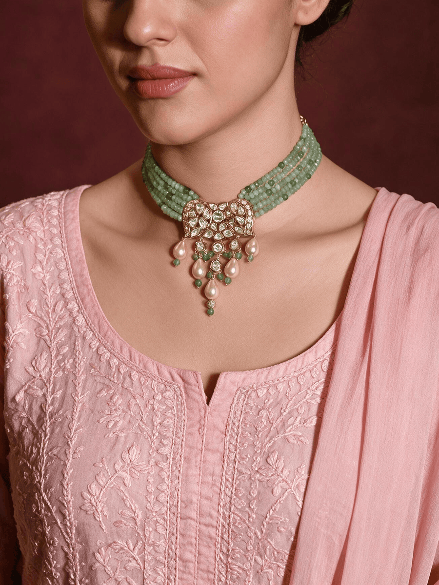 Chic Choker With Earrings