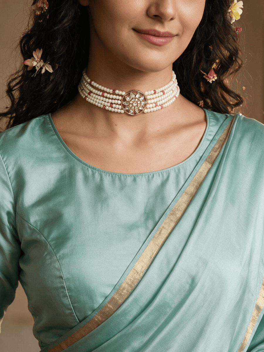 Pearl White Choker