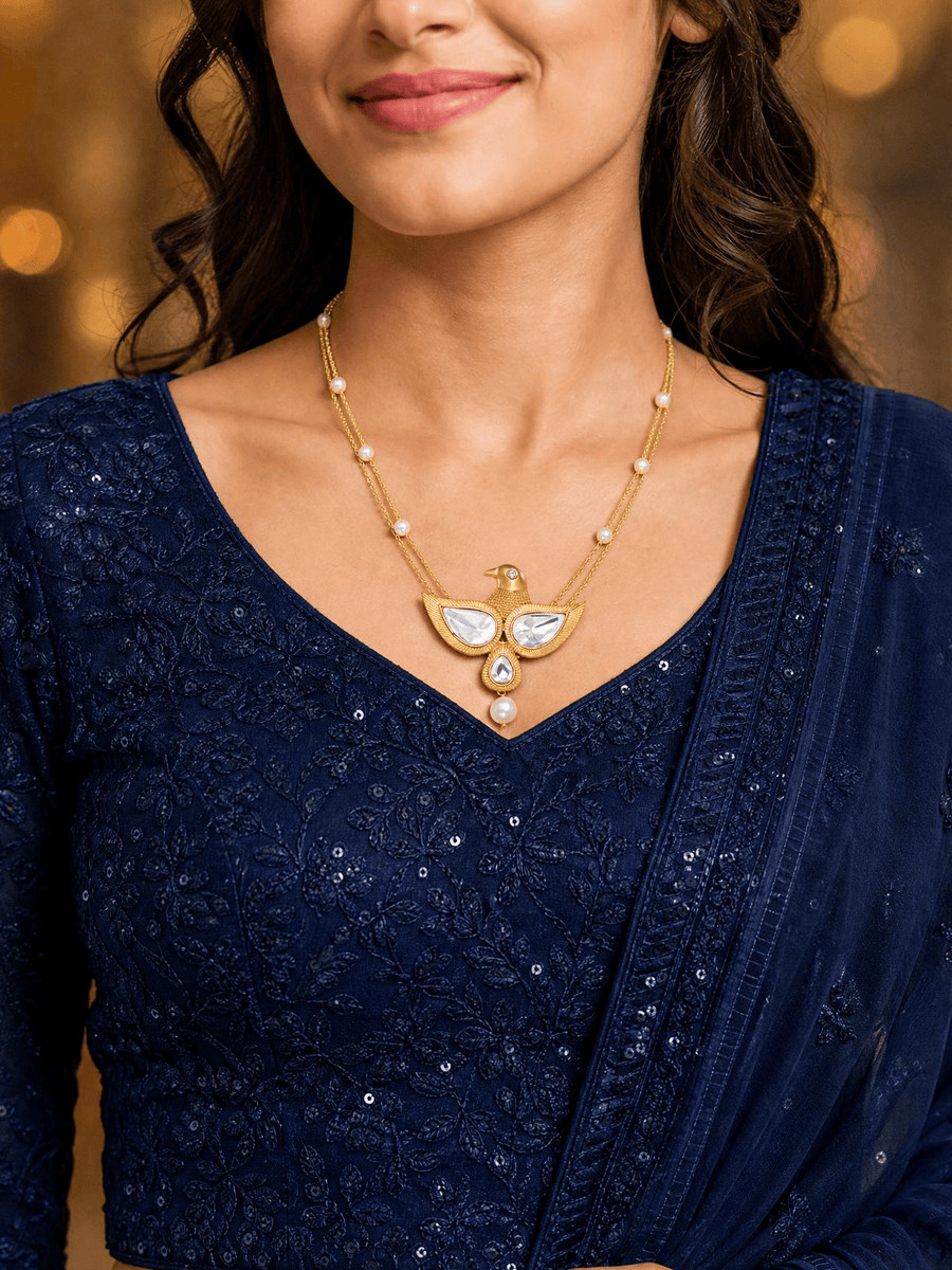 Bird Statement Necklace Set
