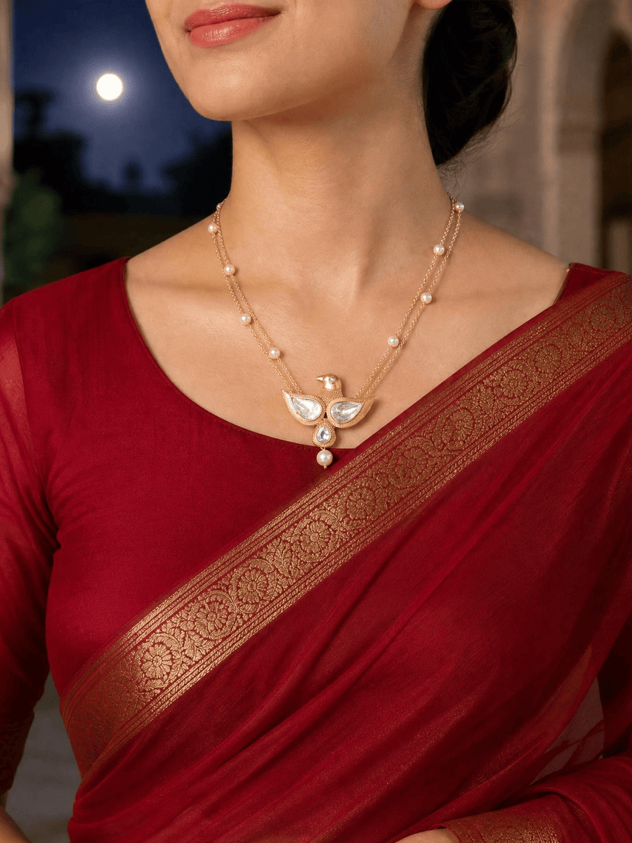 Bird Statement Necklace Set