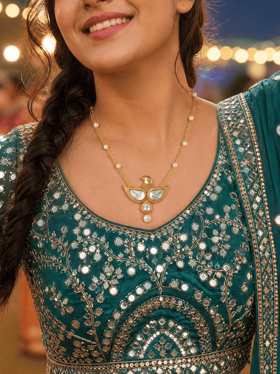 Bird Statement Necklace Set