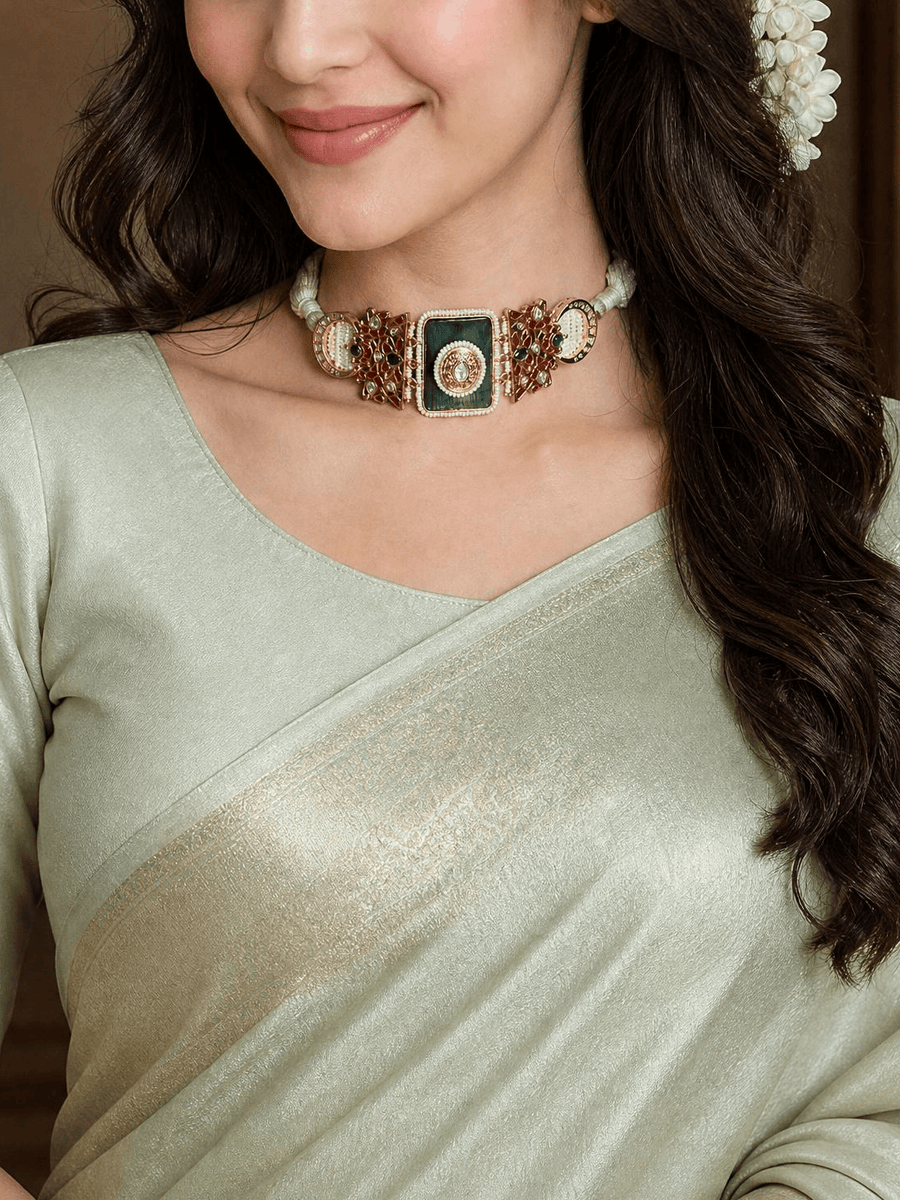 Azure Allure Choker Necklace