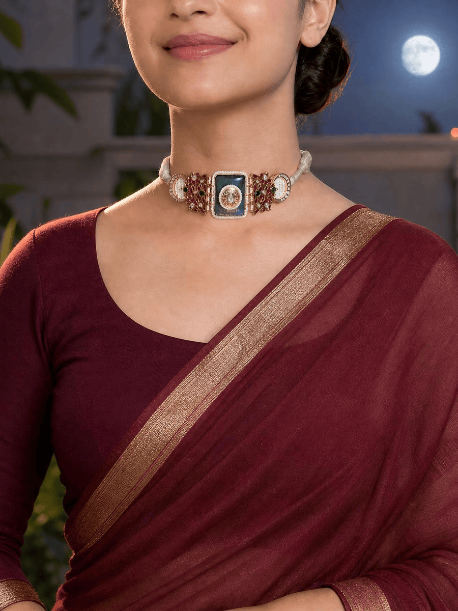 Azure Allure Choker Necklace
