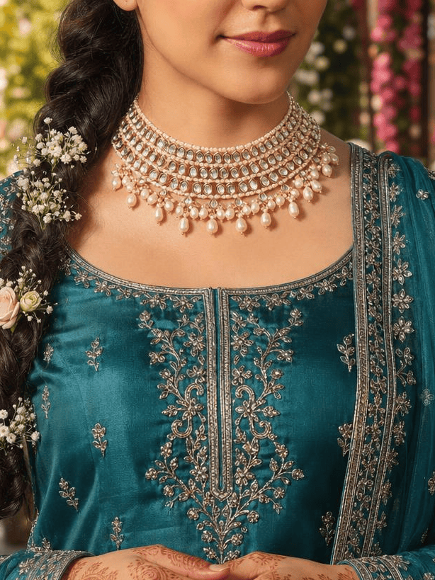 Frost Bloom Necklace Set