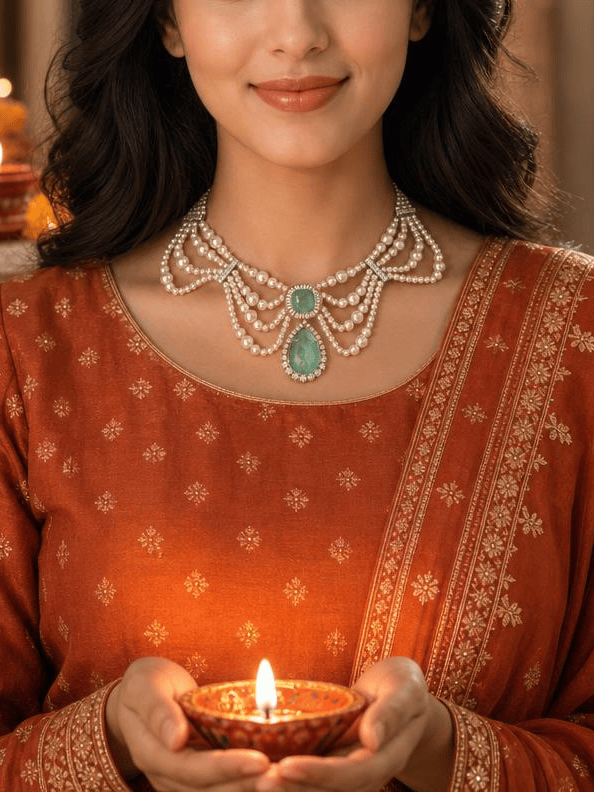 Janavi Necklace Set