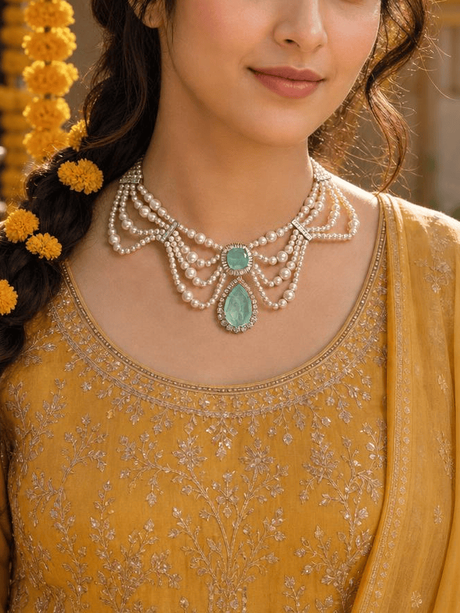 Janavi Necklace Set