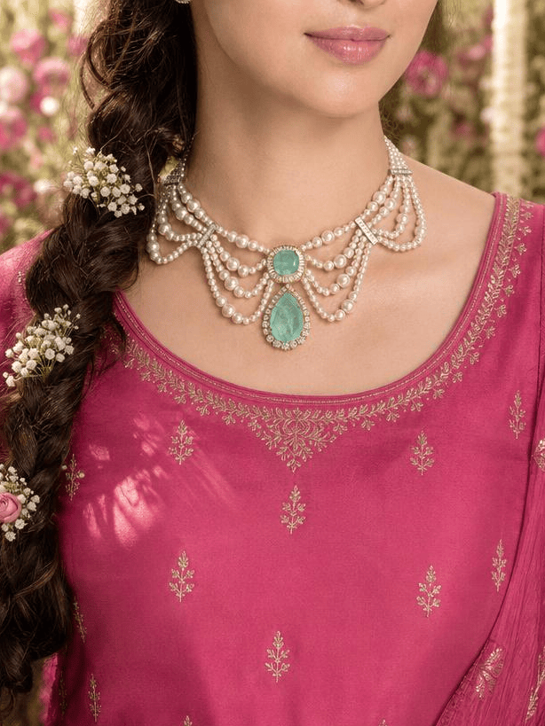 Janavi Necklace Set