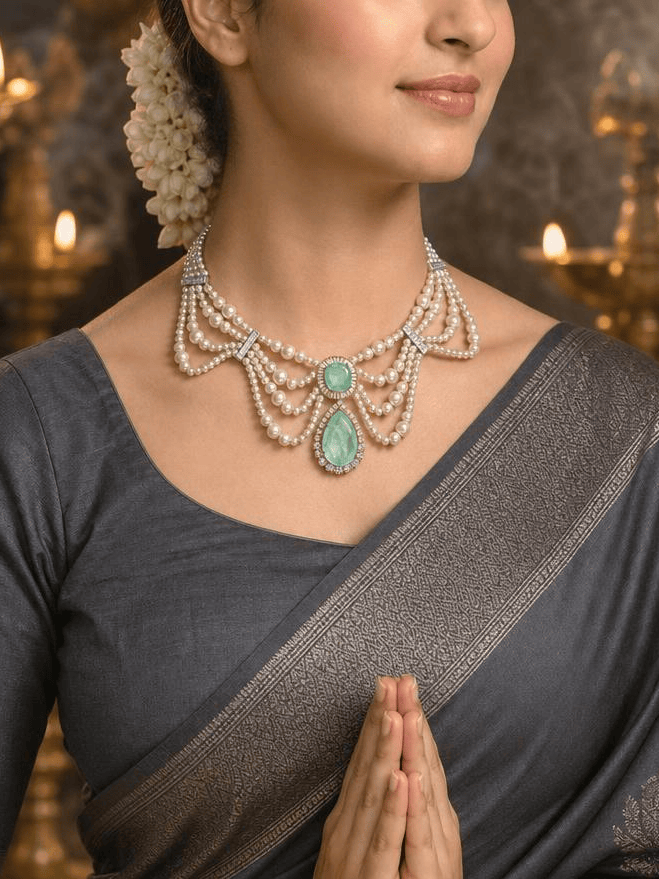 Janavi Necklace Set
