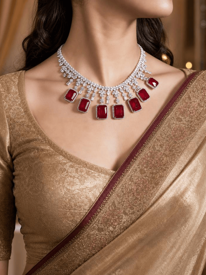 Saana Crystal Necklace SET