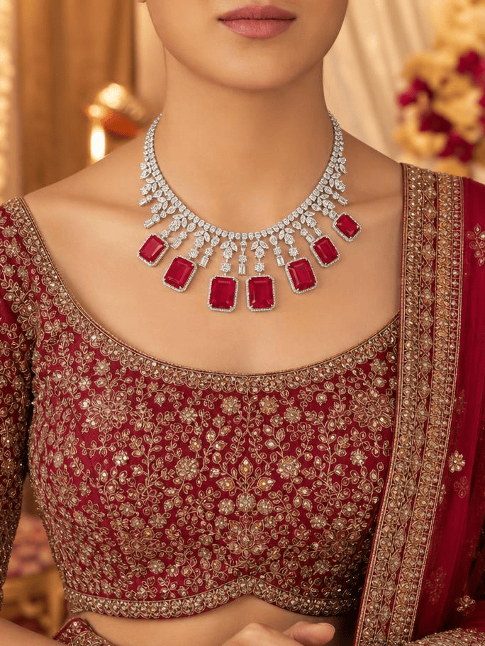 Saana Crystal Necklace SET