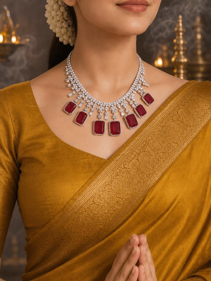 Saana Crystal Necklace SET